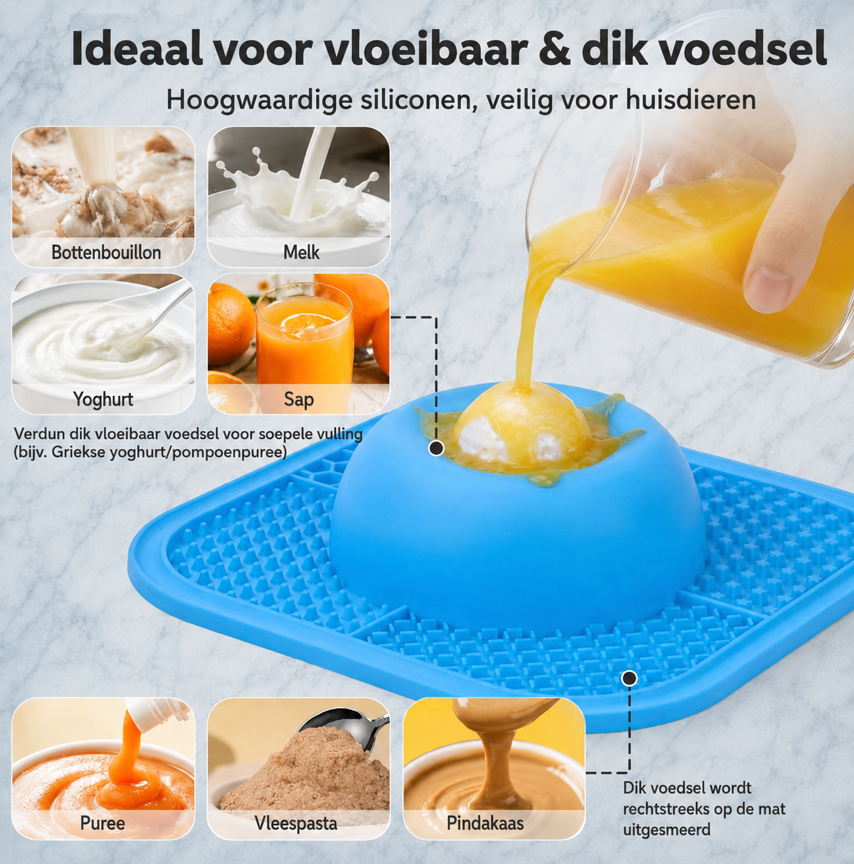 Pawse Relax Lick Mat - Anti-verstikking hondenlikmat voor kalme honden