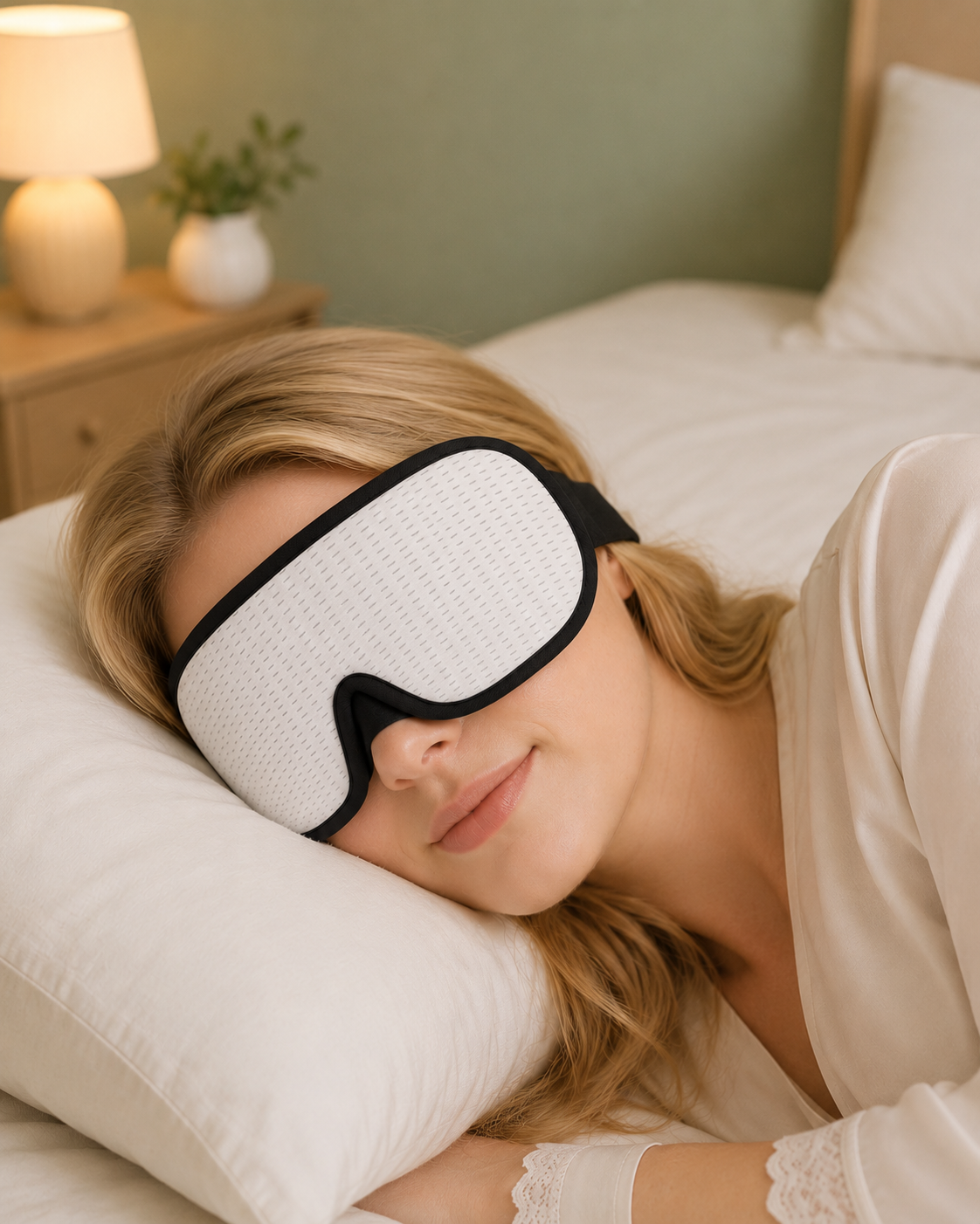 Silk Sleep Mask 3D - Premium slaapmasker met 100% lichtblokkering