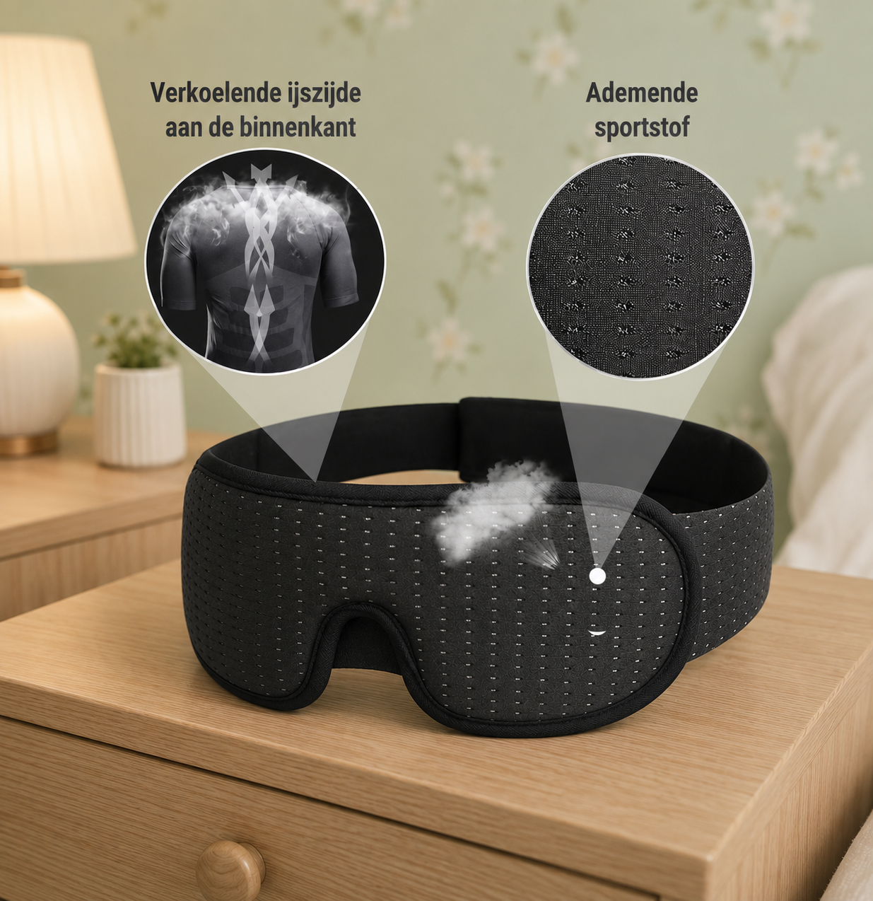 Silk Sleep Mask 3D - Premium slaapmasker met 100% lichtblokkering